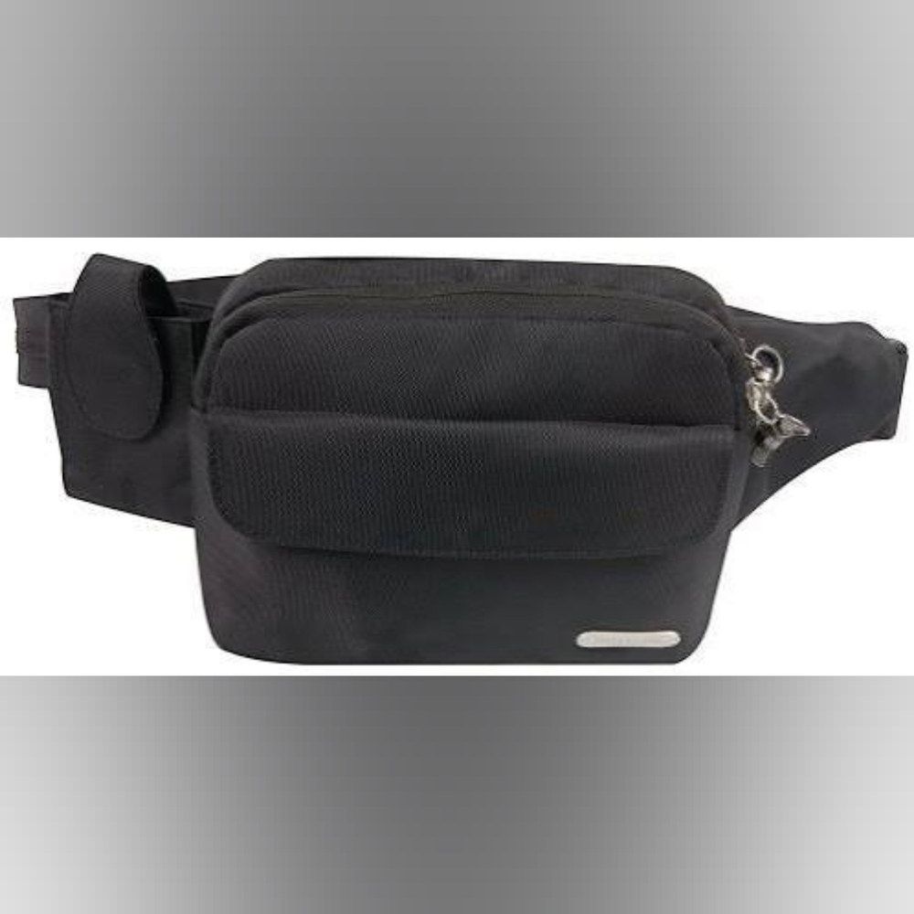 Travelon Black Men's Belt Bag - Picture 3 of 3